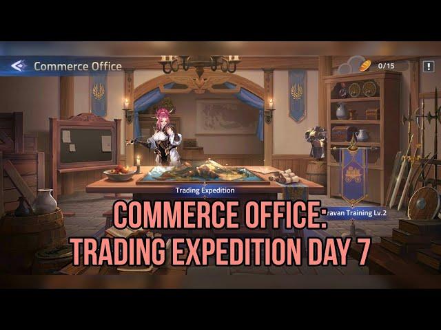 Commerce Office: Trading Expedition Week 2 Day 7 (I only got $5280 total value of goods )