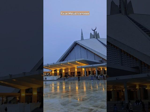 Beautiful Mosque Shah Faisal Masjid Islamabad #shorts #youtubeshorts #islamic #azaan