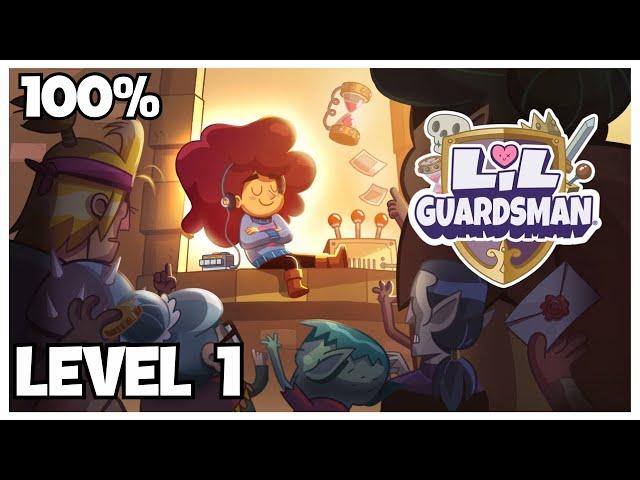 Lil' Guardsman 100% Full Gameplay Walkthrough Part 1:  Level 1 + All Achievements (No Commentary)