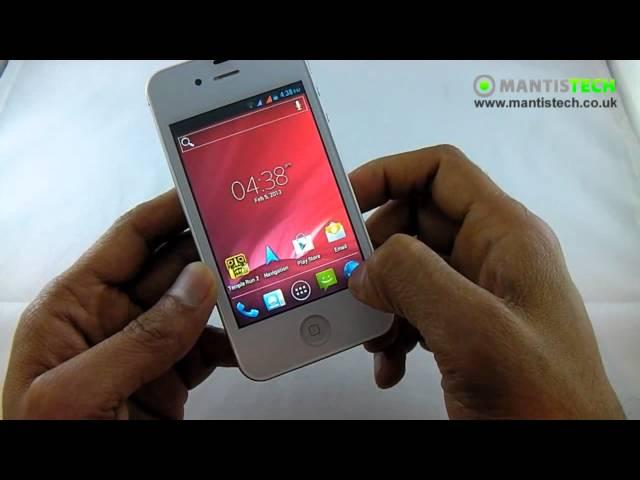 iDroid 4 Android 4.0 ICS Dual Sim Phone Unlocked UK Sim Free