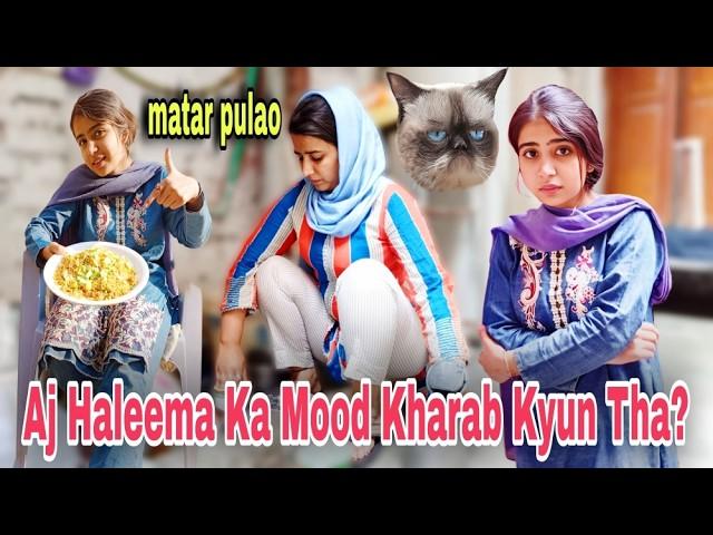 Aj Haleema Ka Mood Kharab Kyun Tha? | mazedar matar pulao | Rabia Simple Vlog