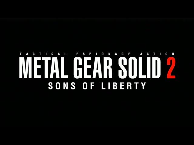 Metal Gear Solid 2 Opening Title Sequence (4K60fps)