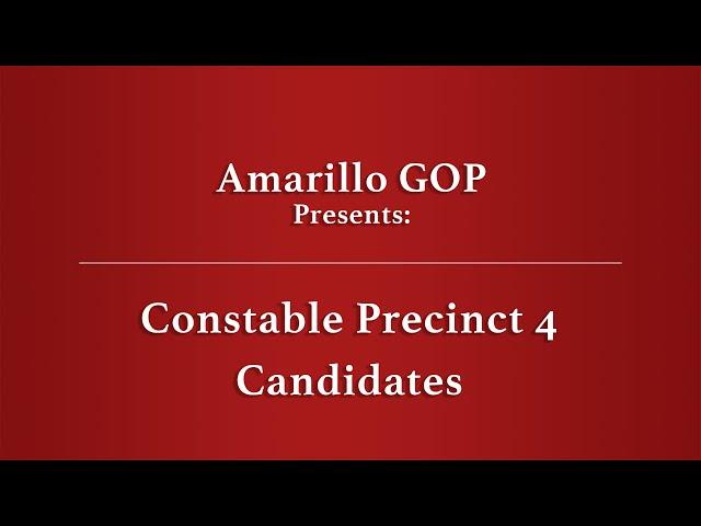 Kerry Haney - Potter County Constable - Precinct 4