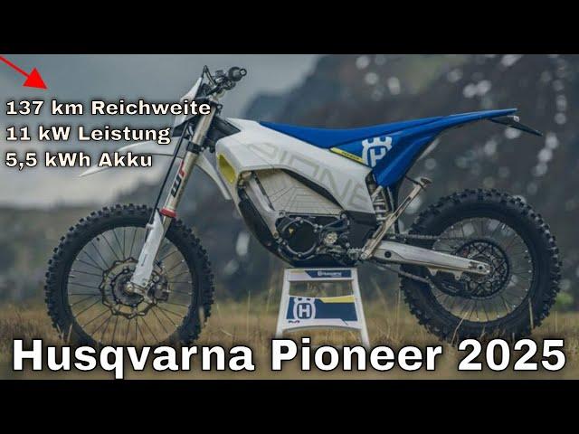 Husqvarna Pioneer 2025: Die Elektro-Enduro für Straße & Gelände!