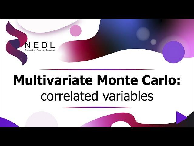 Multivariate Monte Carlo simulation: correlated variables (Excel)