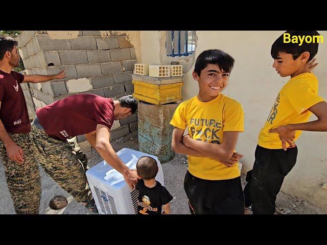 ### "A Gift from the Heart: Children's Joy at the Operator's Visit to Jahanbakhsh's Family"