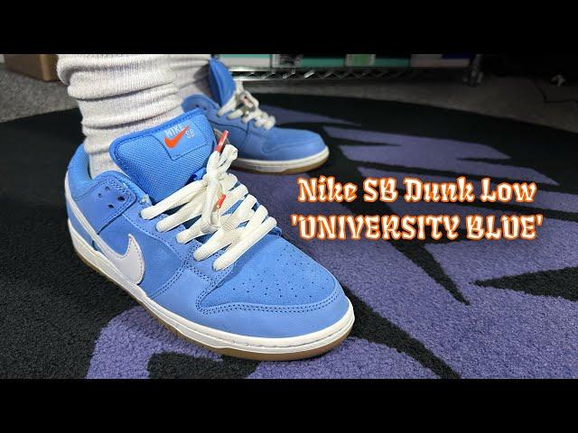 Should you buy!? Nike SB dunk low ‘University Blue’ - review on feet & laces swaps ️