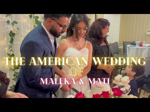 The Civil Wedding of Maleka & Mati |عروسی دولتی مطی جان در امریکا | Hila & Massi Vlog 95