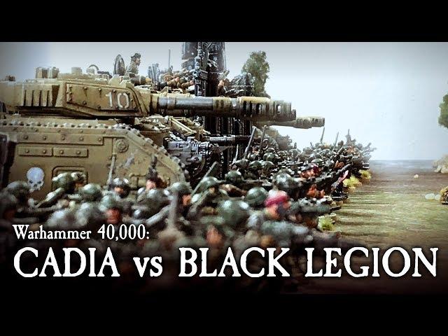 Astra Militarum vs Black Legion | Warhammer 40k Narrative Battle Report