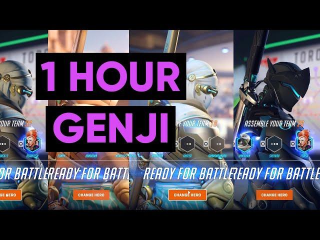 (1 HOUR)  Genji No Commentary Overwatch 2 (PC 1080p 60)