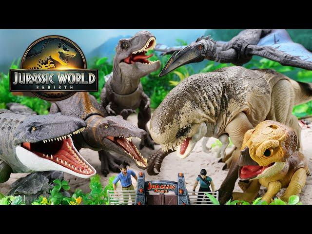 Unboxing EVERY Jurassic World Rebirth Figure! | Epic Battle With D-Rex
