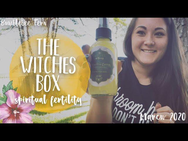 THE WITCHES BOX UNBOXING March 2020: Spiritual Fertility || Bumblebee Fern