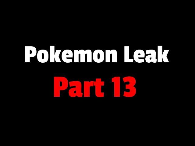 The Gamefreak Pokemon Leak - Part 13 (typhlosion)