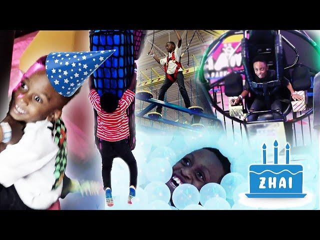 "The BOYS explore NEW TRAMPOLINE Park for BIRTHDAY PARTY! | The Gotit Family