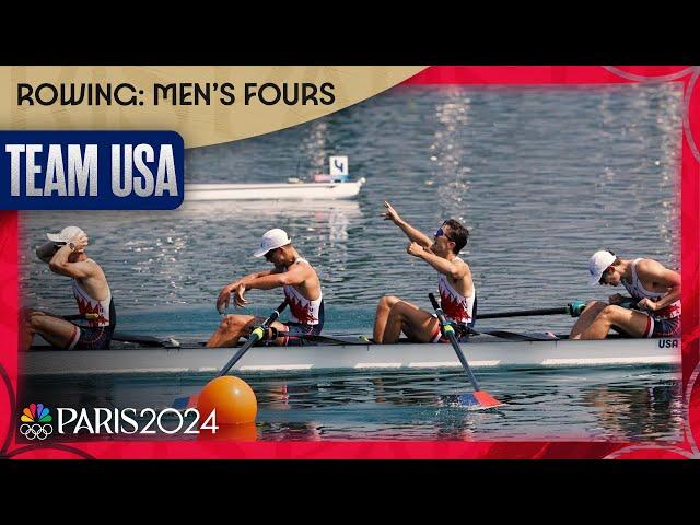 U.S. rowing BACK ON TOP; men's four captures first U.S. gold in SIXTY FOUR years | Paris Olympics