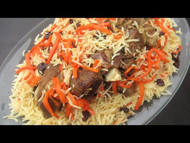 Afghani Kabuli Pulao Recipe ( Qabili ) Ramazan Special Recipe قابلی پلو گوشت گوسفند مخصوص رمضان