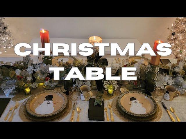 Setting The Table for Christmas