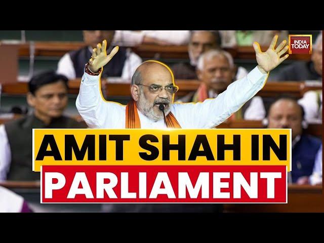 Amit Shah's Speech In Parliament | Constitution Debate In Rajya Sabha | 1 Nation 1 Election