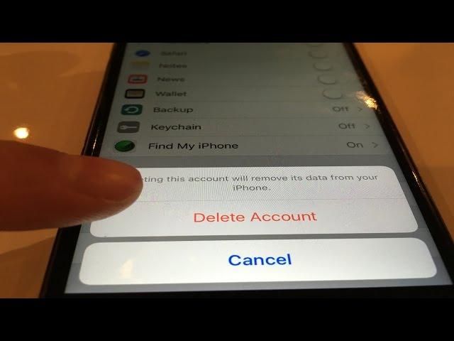 Delete iCloud account without Password - any iOS version - iPhone 8, 7, 6S, 5S, 5, 4S, 4