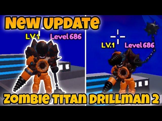 How to get Zombie Titan Drillman 2 & New Update in Bathroom Attack | Roblox #roblox #BathroomAttack