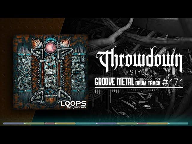 Groove Metal Drum Track / Throwdown Style / 175 bpm