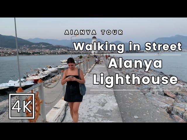 Alanya - Life and Walking in Alanya Street to Alanya Lighthouse