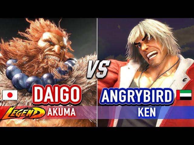 SF6  DAIGO (Akuma) vs ANGRYBIRD (Ken)  Street Fighter 6 High Level Gameplay