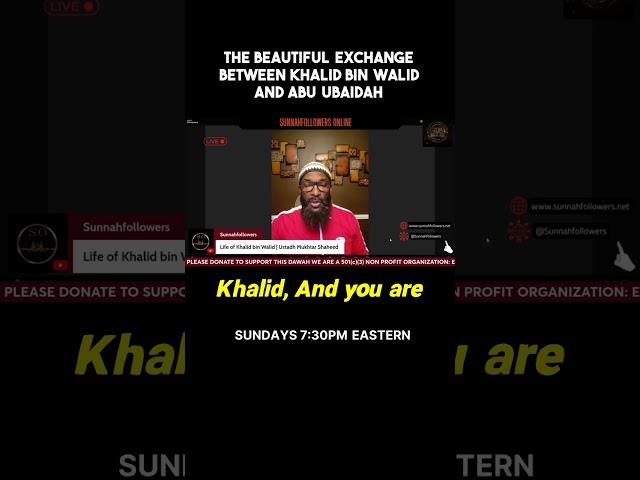 A Moment of Honor: Khalid and Abu Ubaidah's Respectful Exchange!