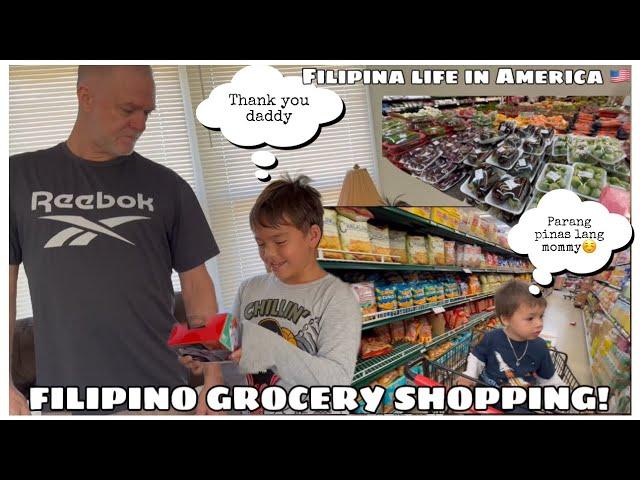 FILIPINO GROCERY SHOPPING+MAY NA MEET AKONG PINOY+NEW PLACE TOUR |Life in America 