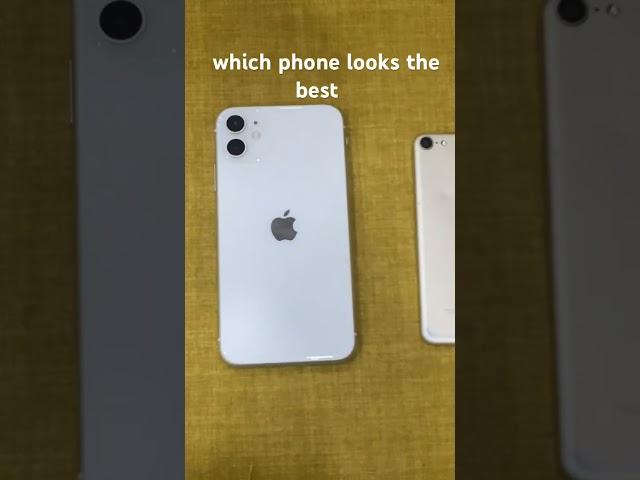 Which iPhone looks the best #iphone #nice #tech