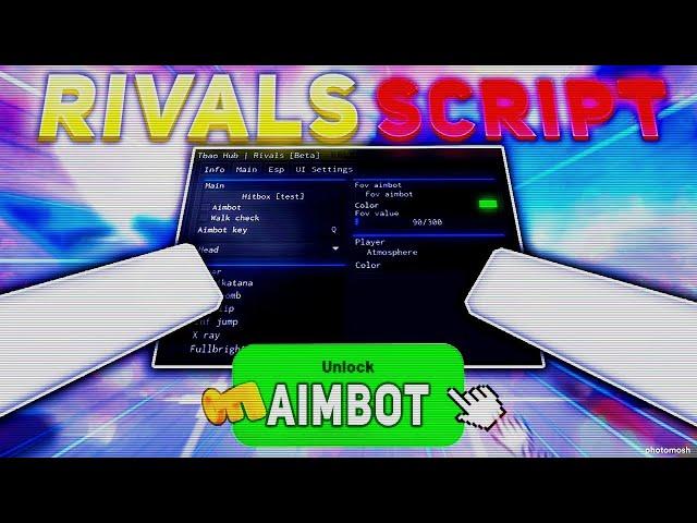 [OP] RIVALS SCRIPT/HACK/GUI | AIMBOT, SILENT AIM, ESP | SOLARA SUPPORT | PASTEBIN 2024 | MOBILE/PC