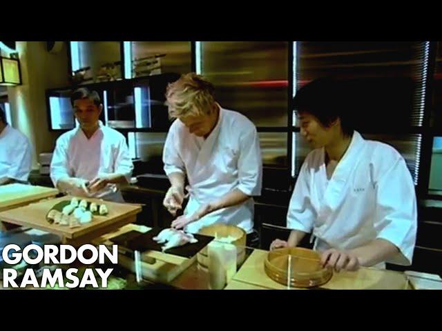 Learning to make Sushi | Gordon Ramsay