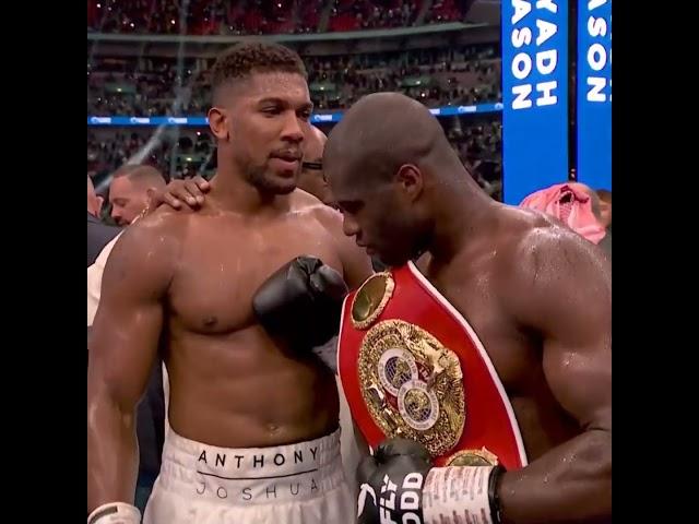 Respect  Anthony Joshua And Daniel Dubois Embrace At Final Bell