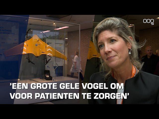 Medische drone van de toekomst tentoongesteld in UMCG