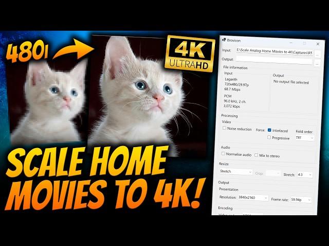 Scale Analog Home Movies to 4K