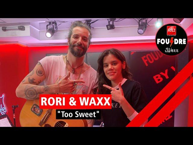 RORI et Waxx interprètent "Too Sweet" en live dans Foudre