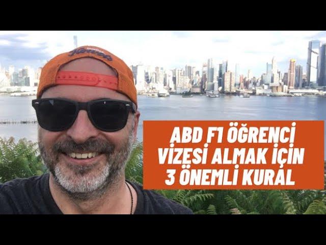 AMERİKA F1 ÖĞRENCİ VİZESİ İÇİN 3 ÖNEMLİ KURAL NEDİR?