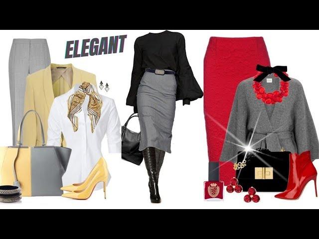 COMBINACIONES Y OUTFITS USANDO EL COLOR GRIS DE MANERA ELEGANTE IDEAS TO USE THE GRAY COLOR