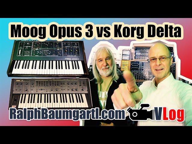 Moog Opus 3 vs Korg Delta Comparison | Analog Synthesizer Challenge