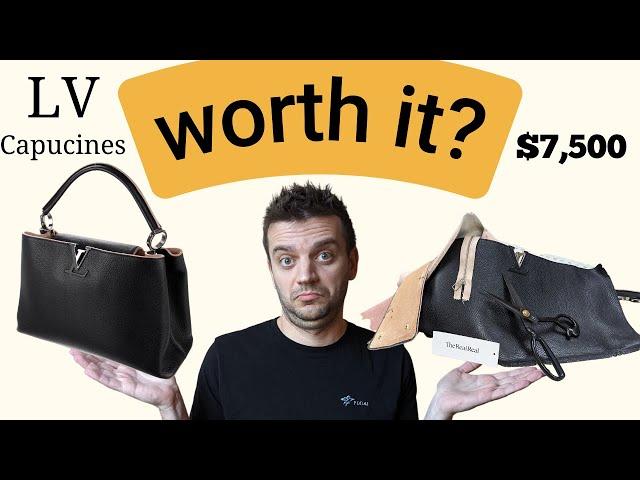 My Most Expensive Louis Vuitton Dissection: Capucines MM - Black Taurillon Review