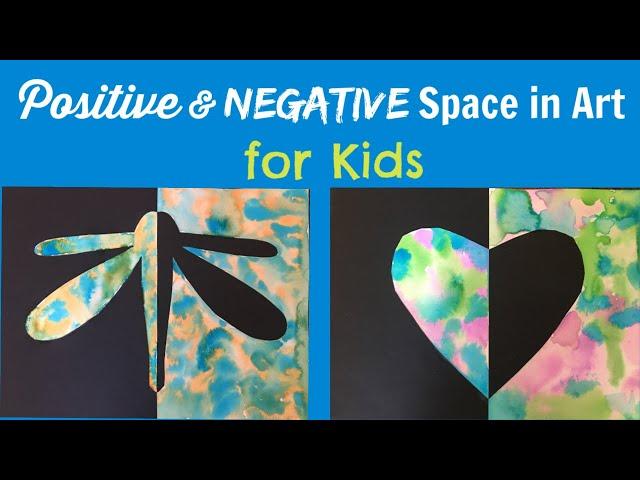 Positive & Negative Space in Art for Kids, Teachers and Parents