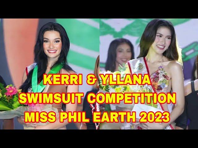 TAPATANG KERRI REILLY AT YLLANA MARIE ADUANA SA SWIMSUIT COMPETITION NG MISS PHILIPPINES EARTH 2023