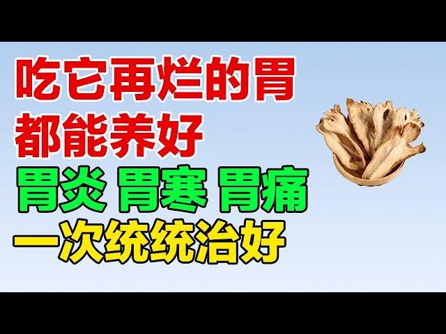 宫廷最常用的一道食材 再烂的胃都能养好 胃炎、胃寒、胃痛 一次统统治好【健康养生堂】