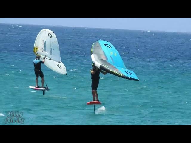 Merimbula Beach NSW Wingfoiling with some young guns