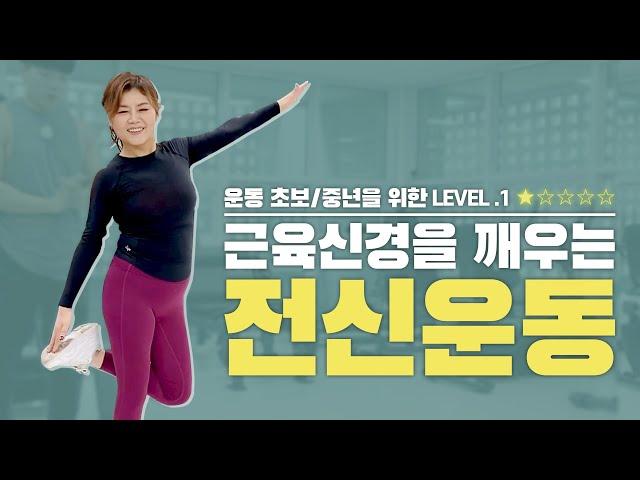 초보자/중년을 위한 홈트레이닝 운동루틴! 체력강화 전신운동