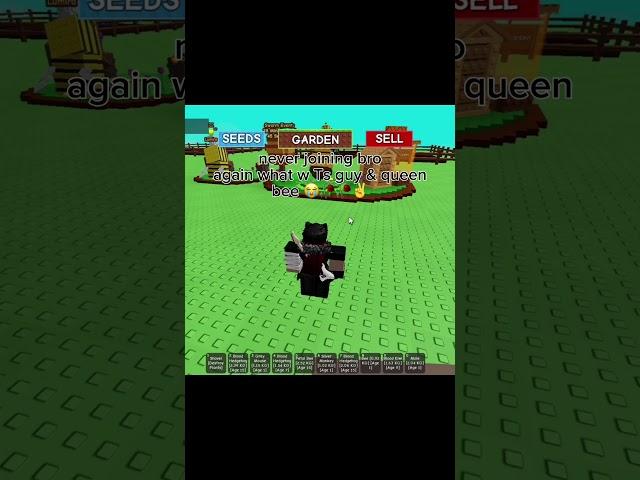 Never Joining Bro Again  #roblox #growagarden #memes