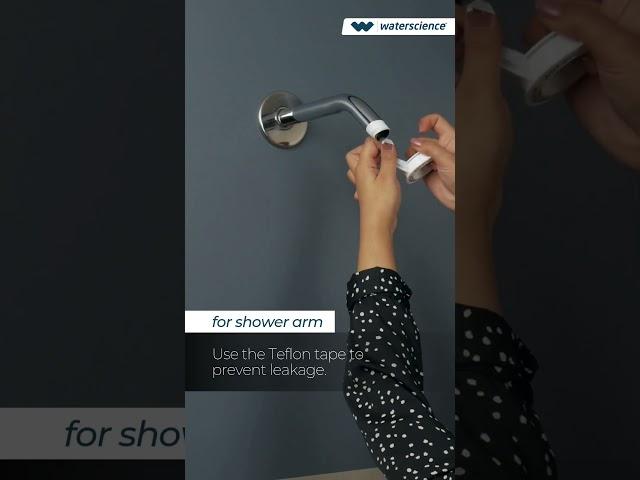 Shower & Tap Filter for Hard Water | Installation Guide |CLEO-SFU-717 |WaterScience #hardwaterfilter