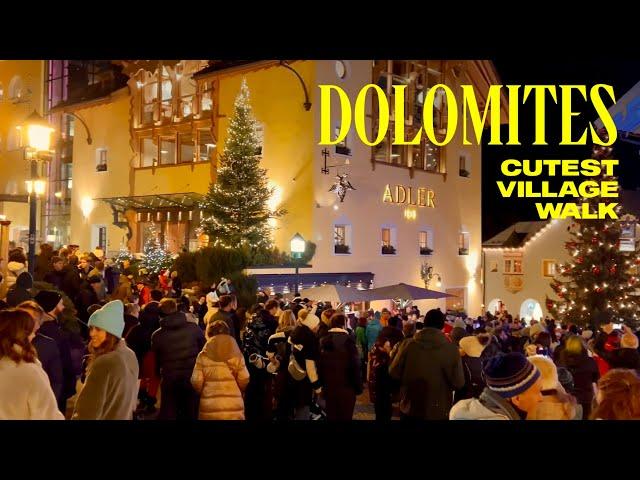 Ortisei: Cutest Village in Dolomites, Italy Walking Tour - 4K