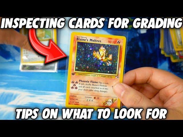 How to Inspect Cards for Grading - Pokemon PSA Tips