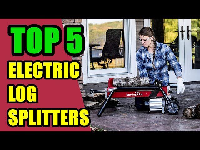 TOP 5: Best Electric Log Splitters 2021 | Perfect for Every Home